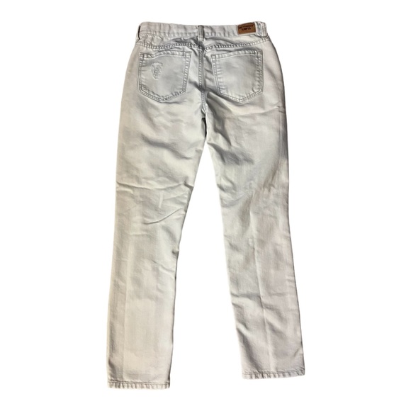 Women’s Bethany Mota mid Rise 90s Straight Jean Sz 00 light wash ankle length - Picture 8 of 8